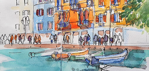 Urban Sketching: Skizzen und Aquarell in Venedig