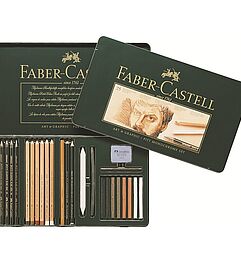 Tipps zum Malen und Zeichnen lernen, Zeichenkohle, Foto: Faber Castell
