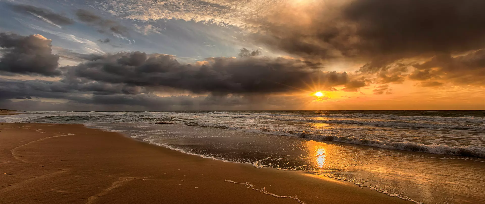 Abendliche Lichtstimmung am Strand von Sylt