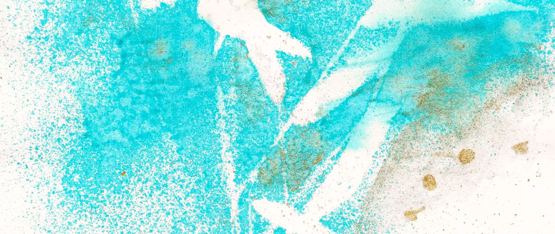 Abstrakte blaue und weiße Farbstruktur als symbolische Darstellung von Kreativität und Entspannung in der Kunsttherapie