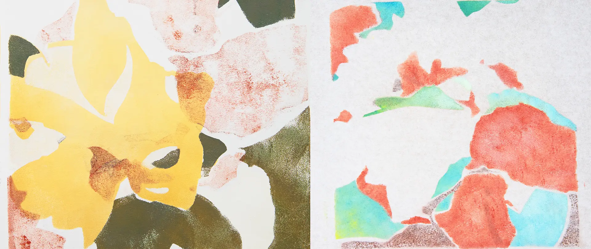 Neu gefügt - Das Spiel mit Form, Farbe und Fragment Abstrakte Collage aus zerschnittenem Papier mit lebendigen Farben und Formen als Ausdruck kreativen Experimentierens mit Fragmenten