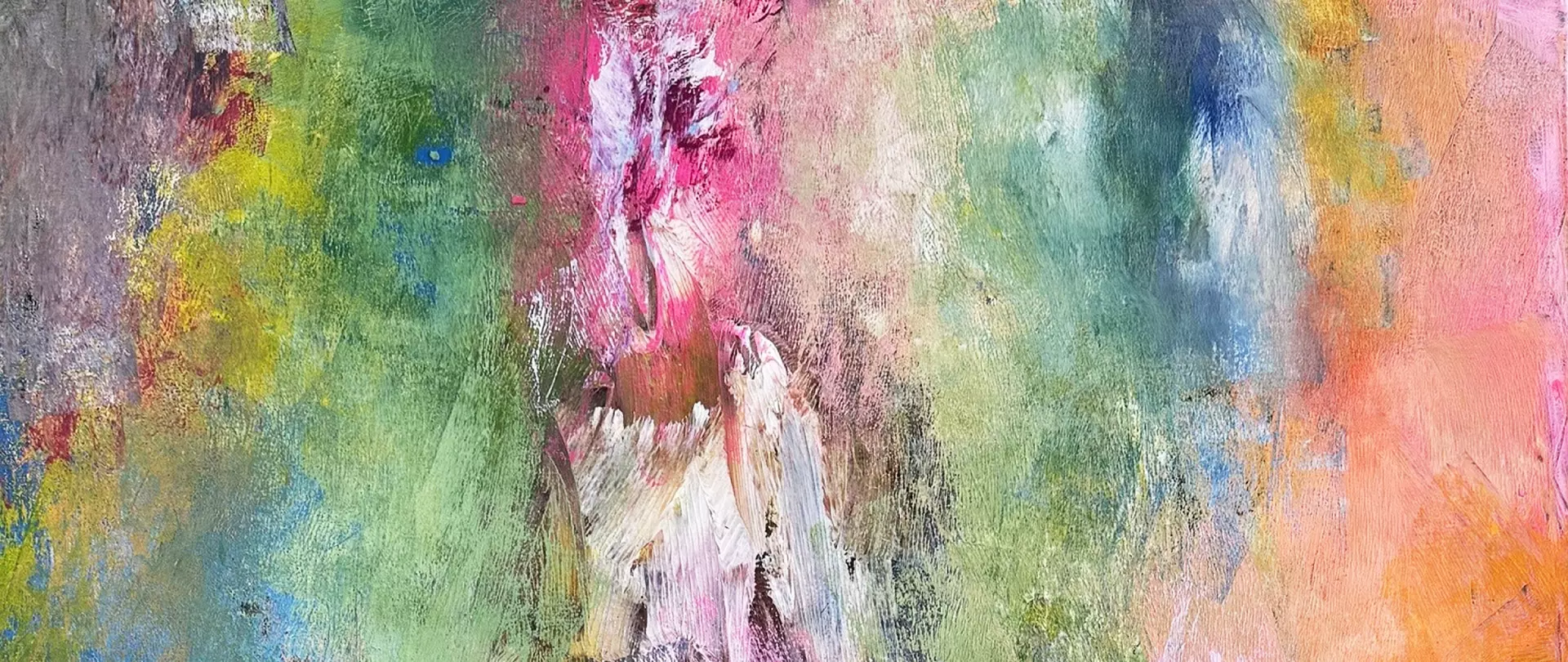 Abstraktes Werk von artistravel-Dozentin Andrea Rathert-Schützdeller