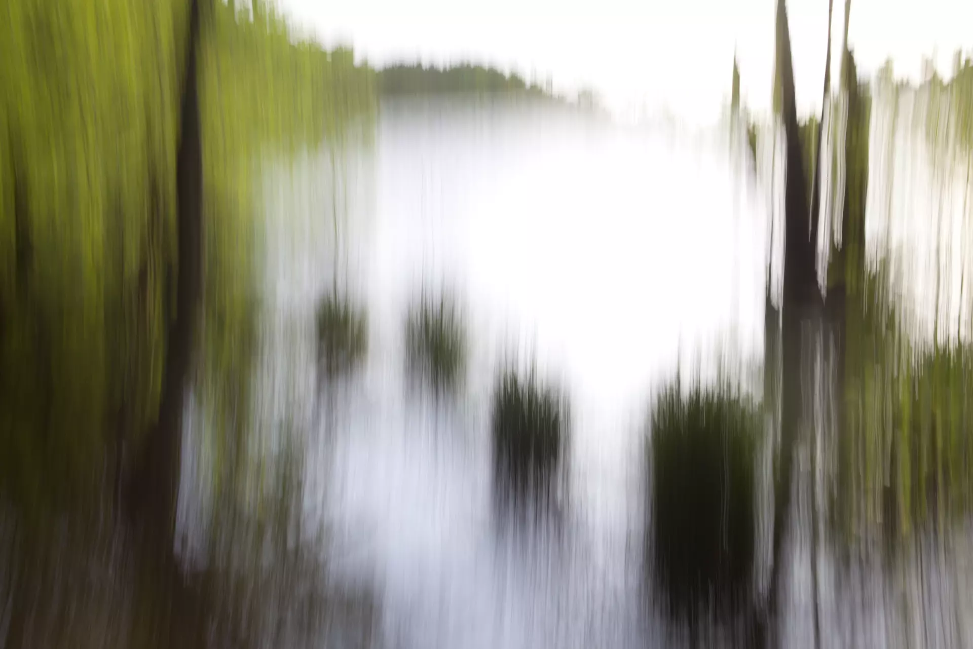 Abstrakte Sumpflandschaft Abstrakte Sumpflandschaft mit Bäumen und Wasserflächen – Abstrakte Fotografie von artistravel Dozent Jürgen Wassmuth