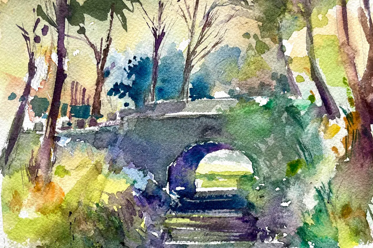 Aquarell von Sebastian Schön