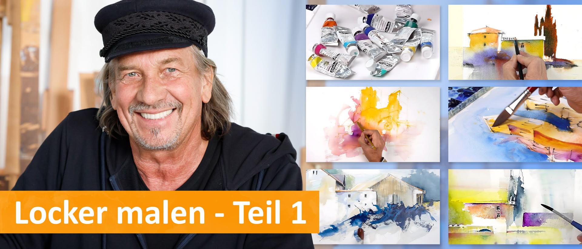 Thumbnail "Locker malen mit Gerd Ruhland" Teil 1