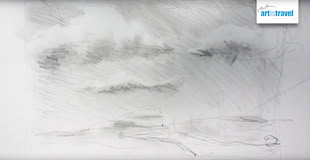 Wolken zeichnen lernen - Werk: Sebastian Gothe Skizze eines wolkenreichen Himmels von Sebastian Gothe.