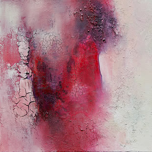 Malen und Zeichnen Lernen Magenta, Werk: Christina Jehne Ein in Magenta gehaltenes Werk von Christina Jehne.