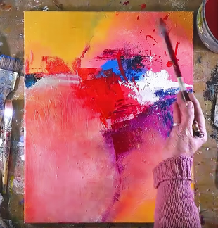 Ein Abstraktes Kunstwerk.