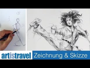 verschiedene Skizzen von Menschen