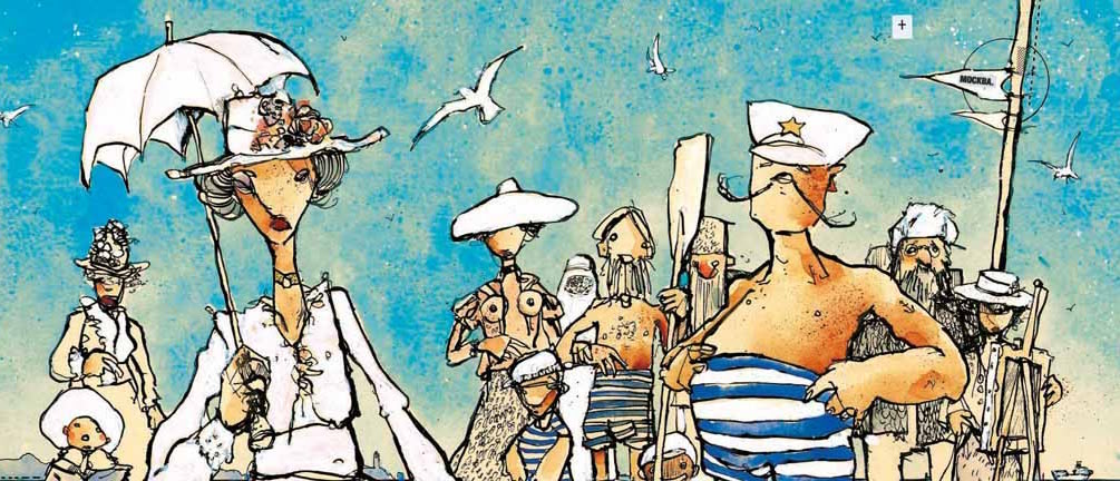 Sketching des Hafenlebens von Felix Scheinberger