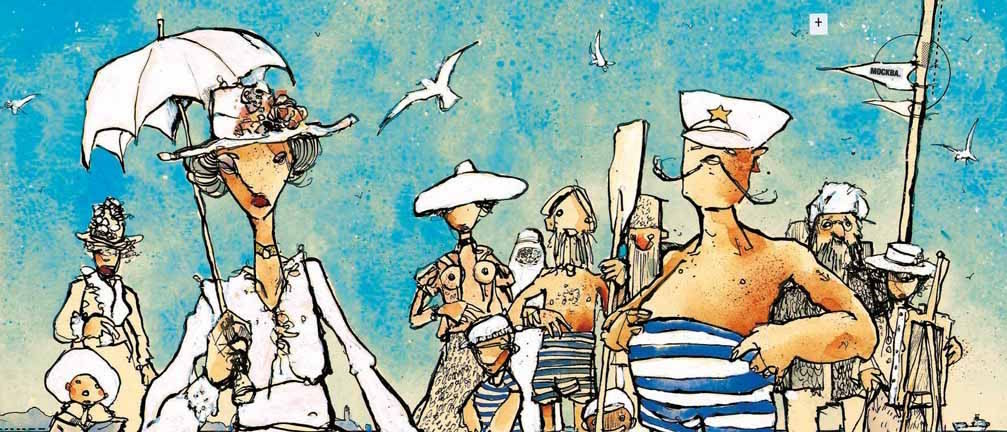 Sketching des Hafenlebens von Felix Scheinberger