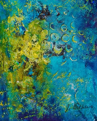 Das fertige Gouachebild von Anita Hörskens, gemalt mit Schmincke HORADAM® GOUACHE