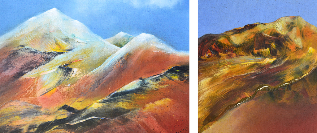 Berge malen in Acryl – von realistisch bis experimentell