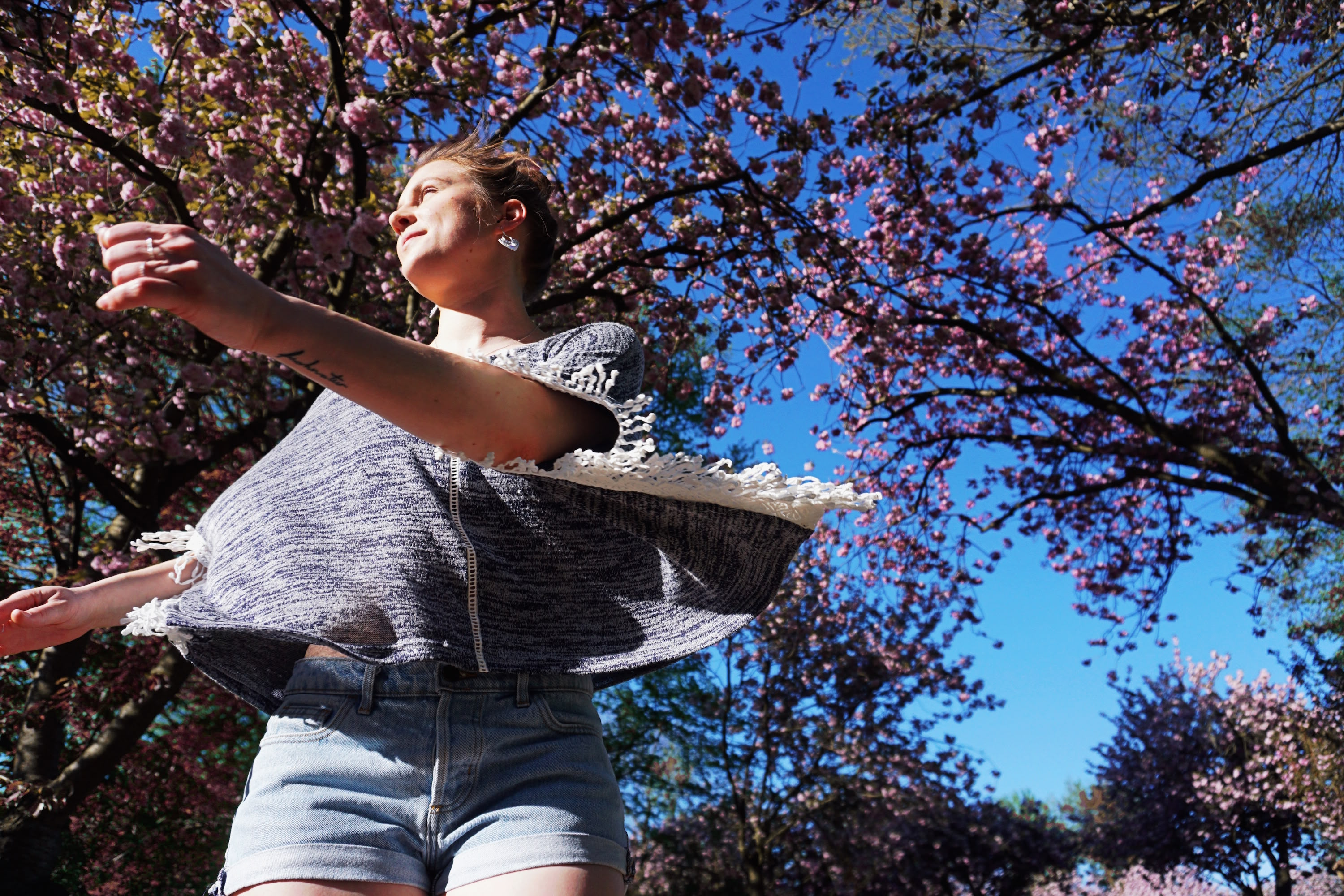 Menschen und Kirschblüten fotografieren sind eine super Kombi. Foto: Jana Niedert.