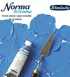 Schmincke NORMA Blue. Foto: Schmincke