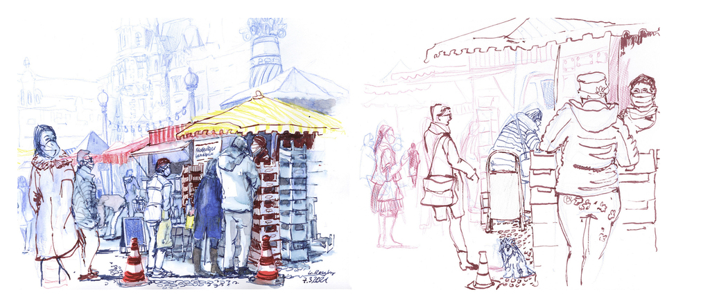 Urban Sketching – Menschen in der Stadt