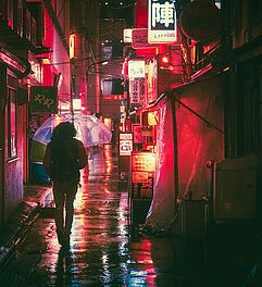 Fotografieren bei Regen ergibt spannende Motive. Fotografieren lernen im Fotokurs. Foto: Masashi Wakui/Pixabay License.