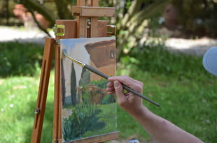 Öl malen lernen mit Thomas Beecht Foto: Thomas Beecht Pleinair mit Thomas Beecht