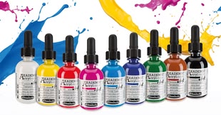 Das AKADEMIE® Acryl color Ink Sortiment von Schmincke