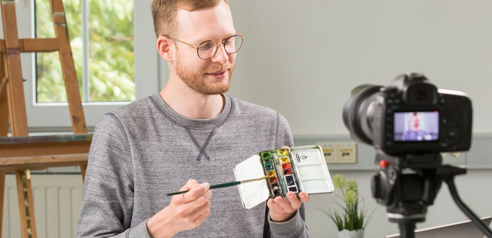 Set-Up eines Onlinekurses von Danny Hawk