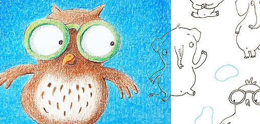 After Work: Buntstifte und Beanies – lustige Figuren zeichnen und colorieren